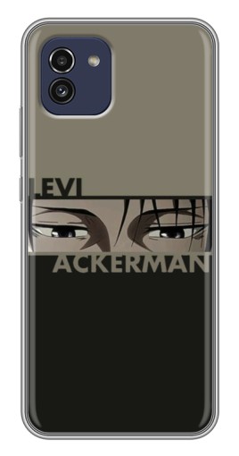 Силиконовый чехол с изображением "Levi Anime" для Samsung Galaxy A03 (A035)