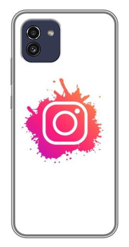 Силиконовый чехол с изображением "Логотип Инсты" для Samsung Galaxy A03 (A035)