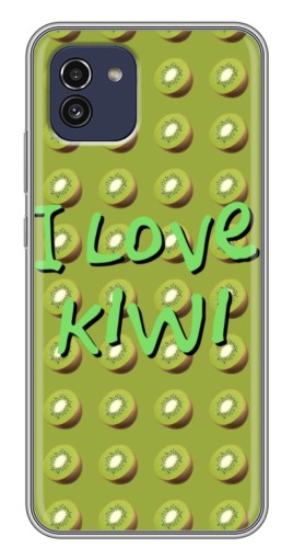 Чехол с печатью "Love Kiwi" для Samsung Galaxy A03 (A035)