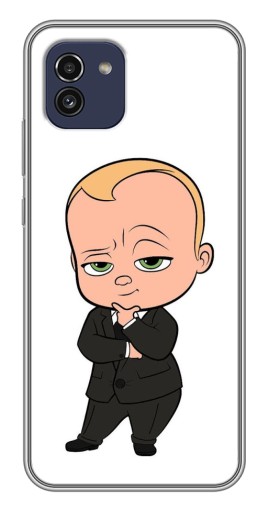 Чехол с принтом "Маленький Босс" для Samsung Galaxy A03 (A035)