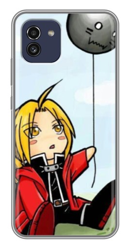Силиконовый чехол с изображением "Маленький Эрлик" для Samsung Galaxy A03 (A035)
