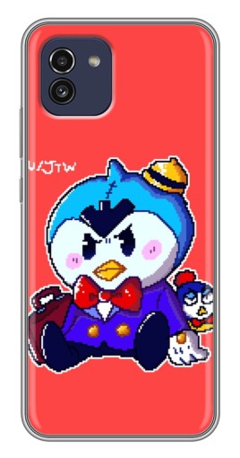 Силиконовый чехол с изображением "Маленький Мистер Пи" для Samsung Galaxy A03 (A035)