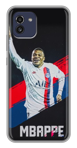 Чехол с картинкой "Mbappe в ПСЖ" для Samsung Galaxy A03 (A035)