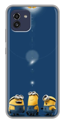 Силиконовый чехол с изображением "Мечта Миньона" для Samsung Galaxy A03 (A035)
