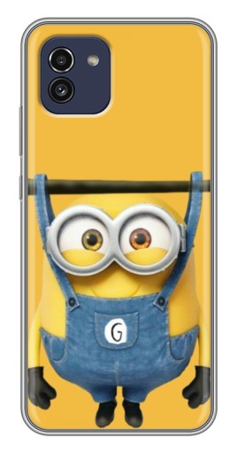 Силиконовый чехол с изображением "Миньон повис" для Samsung Galaxy A03 (A035)