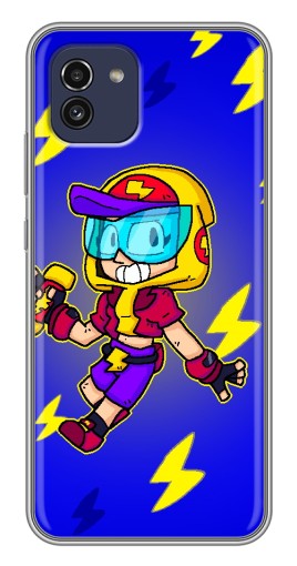 Чехол с принтом "Молниеносная MAX" для Samsung Galaxy A03 (A035)