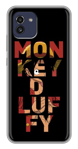 Чехол с печатью "Monky d Luffy" для Samsung Galaxy A03 (A035)