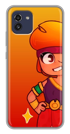 Силиконовый чехол с изображением "Мультяшная Амбер" для Samsung Galaxy A03 (A035)
