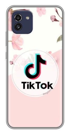 Чехол с картинкой "Нежный принт" для Samsung Galaxy A03 (A035)
