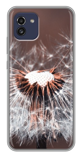 Чехол с принтом "Одуванчик вблизи" для Samsung Galaxy A03 (A035)