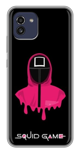 Чехол с принтом "Охранник с Квадратом" для Samsung Galaxy A03 (A035)