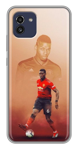 Чехол с печатью "Pogba с Манчестера" для Samsung Galaxy A03 (A035)