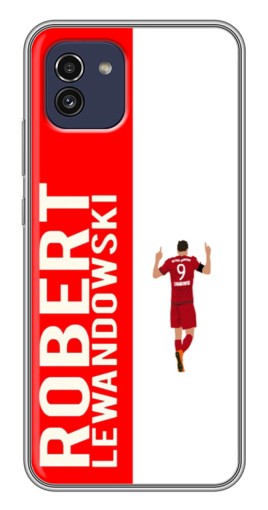 Силиконовый чехол с изображением "Поляк Левандовски" для Samsung Galaxy A03 (A035)