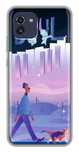 Чехол с печатью "Постер к мультику" для Samsung Galaxy A03 (A035)