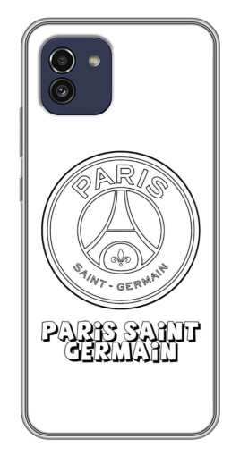 Чехол с печатью "PSG логотип" для Samsung Galaxy A03 (A035)