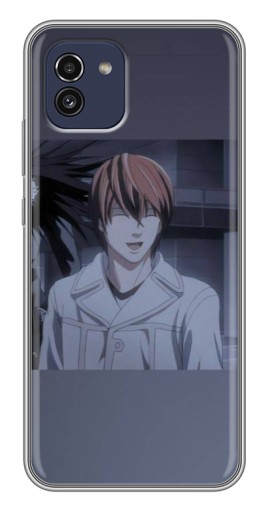 Чехол с картинкой "Радостный Ягами" для Samsung Galaxy A03 (A035)