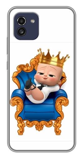 Чехол с картинкой "Ребенок Король" для Samsung Galaxy A03 (A035)