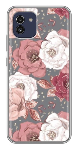 Чехол с печатью "Рисунок розы" для Samsung Galaxy A03 (A035)
