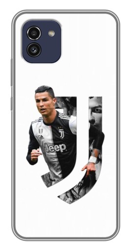 Чехол с принтом "Роналду в Ювентусе" для Samsung Galaxy A03 (A035)
