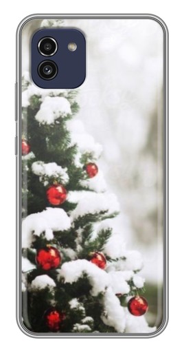 Чехол с картинкой "Рождественская елка" для Samsung Galaxy A03 (A035)