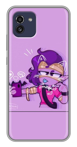Чехол с принтом "Селфи Emz" для Samsung Galaxy A03 (A035)