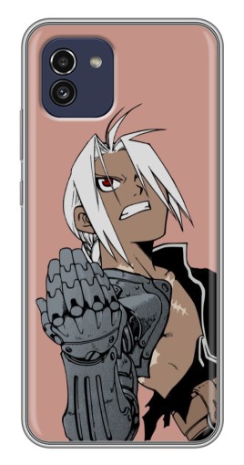 Чехол с печатью "Стальной алхимик" для Samsung Galaxy A03 (A035)