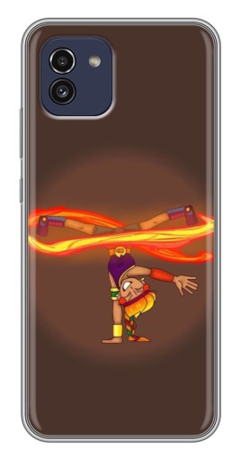 Чехол с принтом "Танцующая Амбер" для Samsung Galaxy A03 (A035)