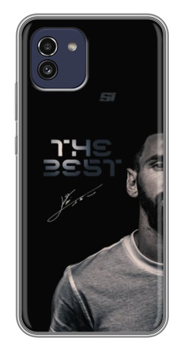 Силиконовый чехол с изображением "The Best Messi" для Samsung Galaxy A03 (A035)