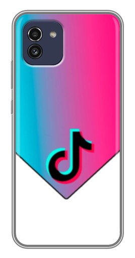 Чехол с принтом "Tiktok Logo" для Samsung Galaxy A03 (A035)