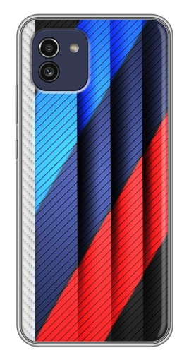 Чехол с печатью "Цвета лого БМВ" для Samsung Galaxy A03 (A035)