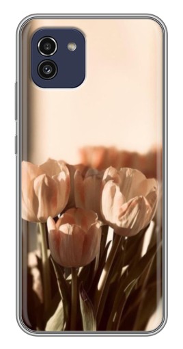 Чехол с печатью "Тюльпаны на солнце" для Samsung Galaxy A03 (A035)