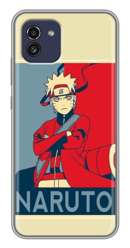 Чехол с картинкой "Удзумаки Naruto" для Samsung Galaxy A03 (A035)