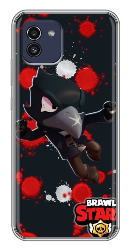 Силиконовый чехол с изображением "Ворон Бравл Старс" для Samsung Galaxy A03 (A035)