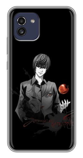Чехол с печатью "Ягами Кира" для Samsung Galaxy A03 (A035)