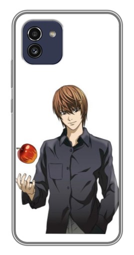 Чехол с печатью "Ягами Лайт" для Samsung Galaxy A03 (A035)