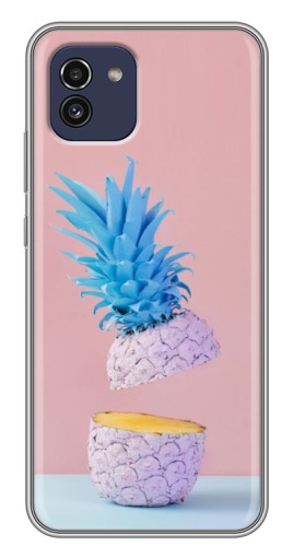 Чехол с печатью "Яркий ананас" для Samsung Galaxy A03 (A035)