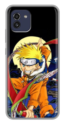 Чехол с печатью "Яркий Удзумаки" для Samsung Galaxy A03 (A035)
