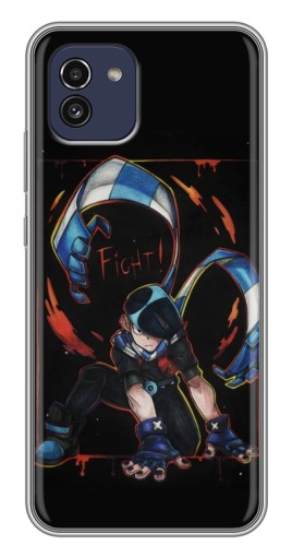 Силиконовый чехол с изображением "Едгар атакует" для Samsung Galaxy A03 (A035)