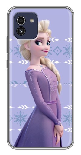 Чехол с принтом "Ельза" для Samsung Galaxy A03 (A035)