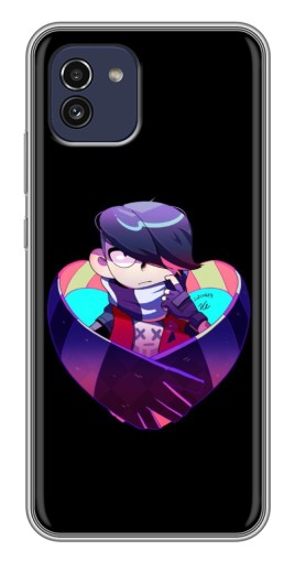 Силиконовый чехол с изображением "Задумчивый Эд" для Samsung Galaxy A03 (A035)