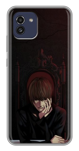Силиконовый чехол с изображением "Задумчивый Ягами" для Samsung Galaxy A03 (A035)