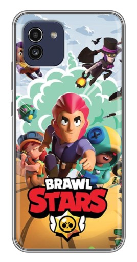 Силиконовый чехол с изображением "Заставка" для Samsung Galaxy A03 (A035)