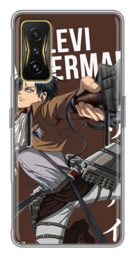 Чехол с картинкой "Ackermankerman levi" для Xiaomi POCO F4 GT