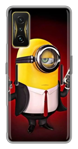 Чехол с принтом "Агент Миньон" для Xiaomi POCO F4 GT