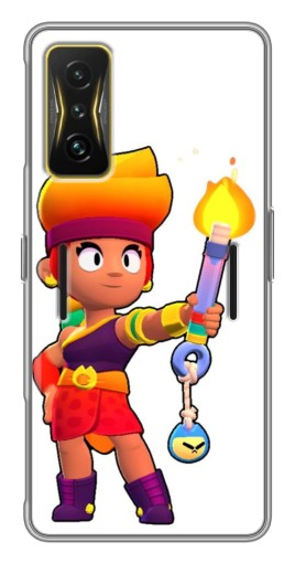 Чехол с печатью "Amber Бравл старс" для Xiaomi POCO F4 GT