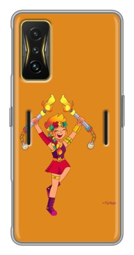 Чехол с печатью "Амбер ликует" для Xiaomi POCO F4 GT