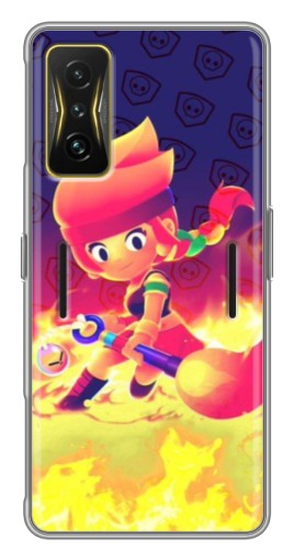 Чехол с печатью "Амбер в огне" для Xiaomi POCO F4 GT