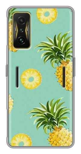 Силиконовый чехол с изображением "Ананасик" для Xiaomi POCO F4 GT