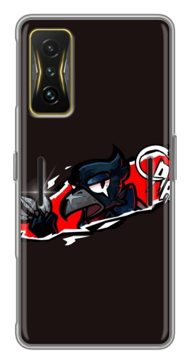 Силиконовый чехол с изображением "Ассасин Ворон" для Xiaomi POCO F4 GT