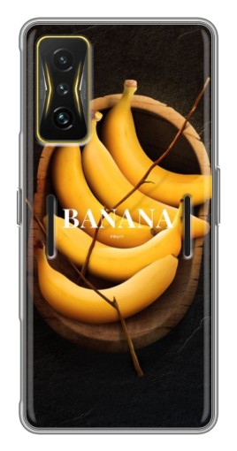 Силиконовый чехол с изображением "Banana" для Xiaomi POCO F4 GT